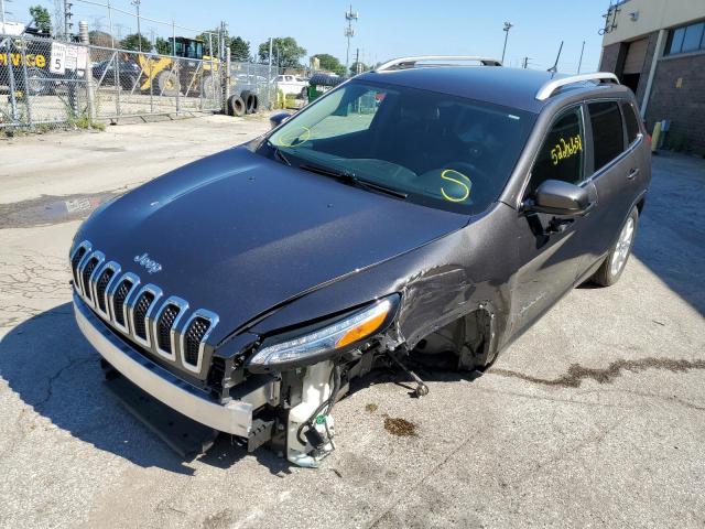 1C4PJLLBXJD512742 - 2018 JEEP CHEROKEE LATITUDE PLUS GRAY photo 2