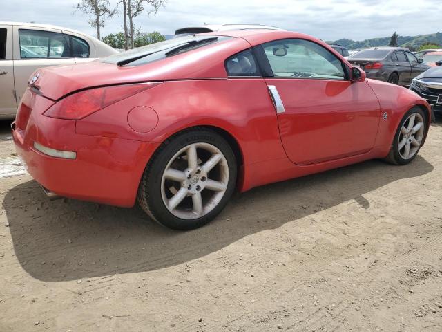 JN1AZ34E54T051440 - 2004 NISSAN 350Z COUPE RED photo 3