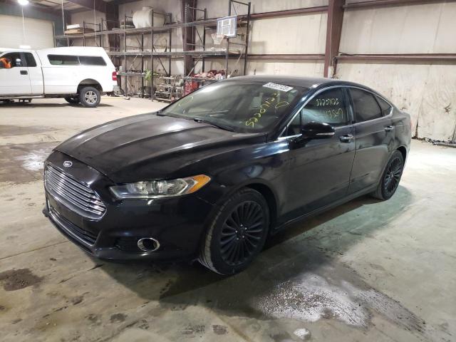 3FA6P0K9XER301860 - 2014 FORD FUSION TITANIUM BLACK photo 1