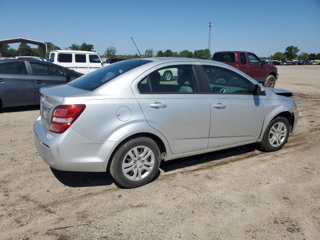 1G1JA5SH0H4171085 - 2017 CHEVROLET SONIC LS SILVER photo 3