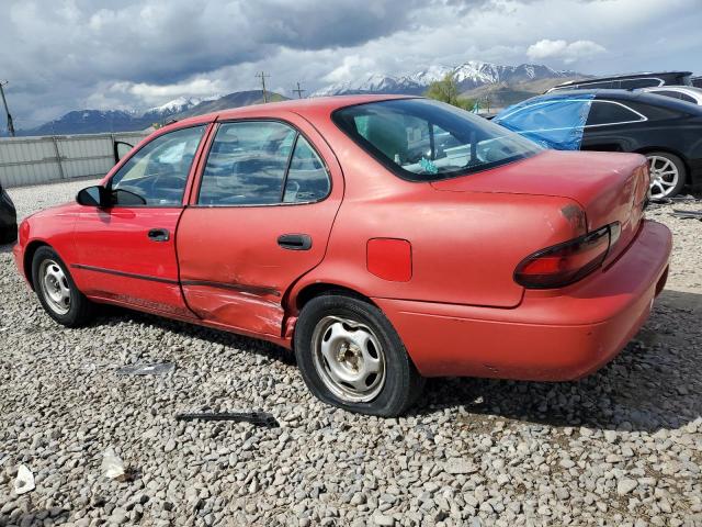 1Y1SK5266SZ003111 - 1995 GEO PRIZM BASE RED photo 2