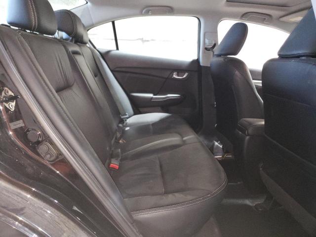 19XFB2F94DE046921 - 2013 HONDA CIVIC EXL შავი ფოტო 10