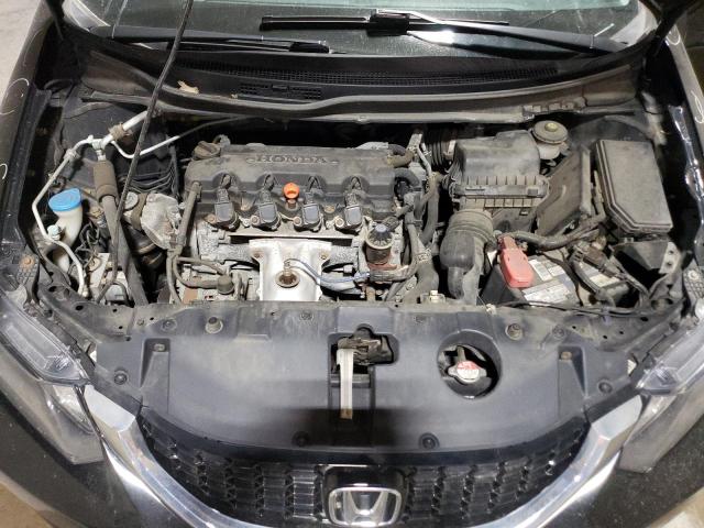 19XFB2F94DE046921 - 2013 HONDA CIVIC EXL შავი ფოტო 11