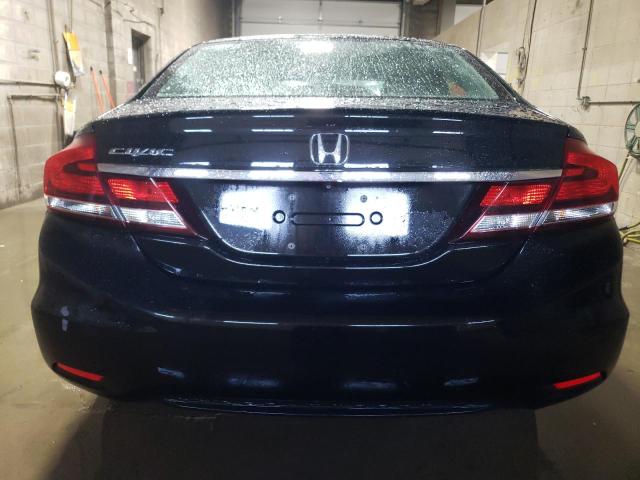 19XFB2F94DE046921 - 2013 HONDA CIVIC EXL შავი ფოტო 6