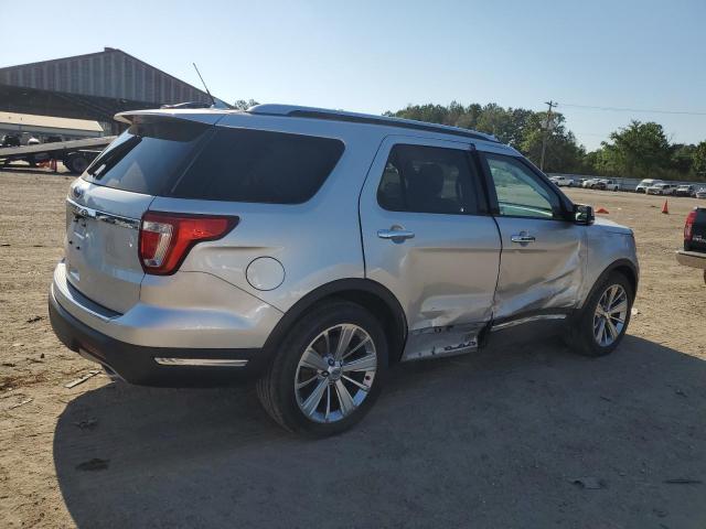 1FM5K7F80JGA28276 - 2018 FORD EXPLORER LIMITED SILVER photo 3