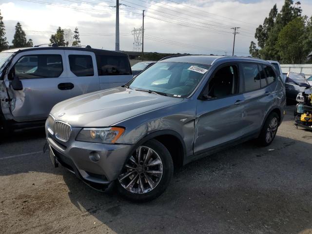 5UXWX9C51E0D38145 - 2014 BMW X3 XDRIVE28I GRAY photo 1