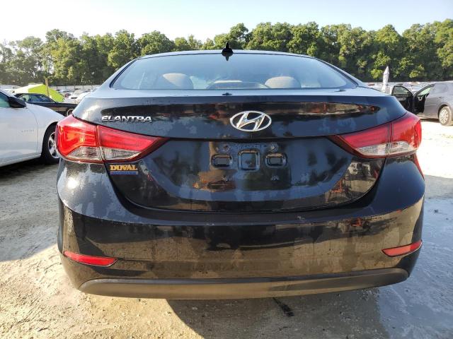 5NPDH4AE9GH717148 - 2016 HYUNDAI ELANTRA SE BLACK photo 6