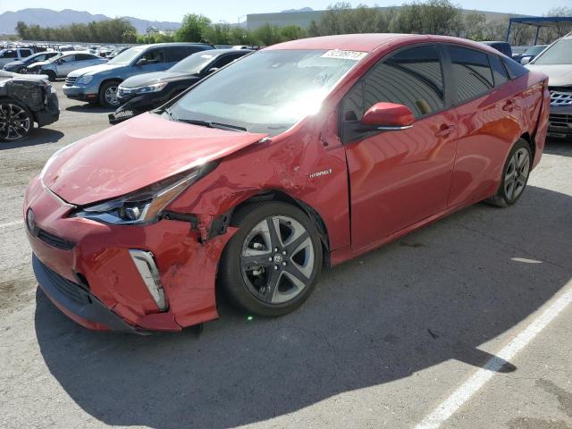 JTDKAMFU7N3154430 - 2022 TOYOTA PRIUS NIGHT SHADE RED photo 1