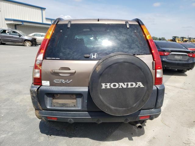 JHLRD78844C042547 - 2004 HONDA CR-V EX GOLD photo 6