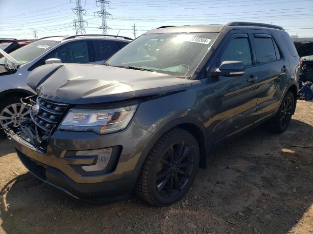 1FM5K8D80HGC12720 - 2017 FORD EXPLORER XLT Grau Foto 1