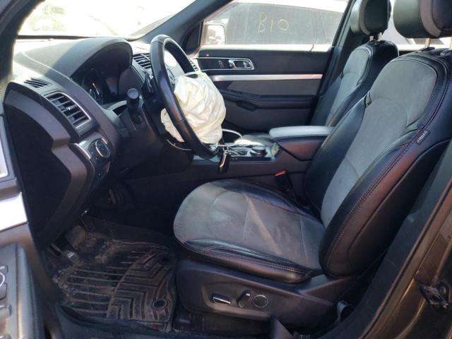 1FM5K8D80HGC12720 - 2017 FORD EXPLORER XLT Grau Foto 7