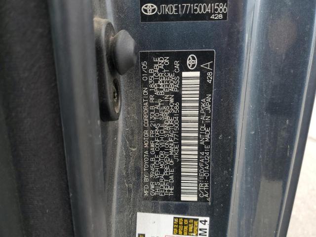JTKDE177150041586 - 2005 TOYOTA SCION TC 灰色 照片 13