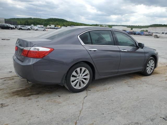 1HGCR3F82FA007926 - 2015 HONDA ACCORD EXL GRAY photo 3