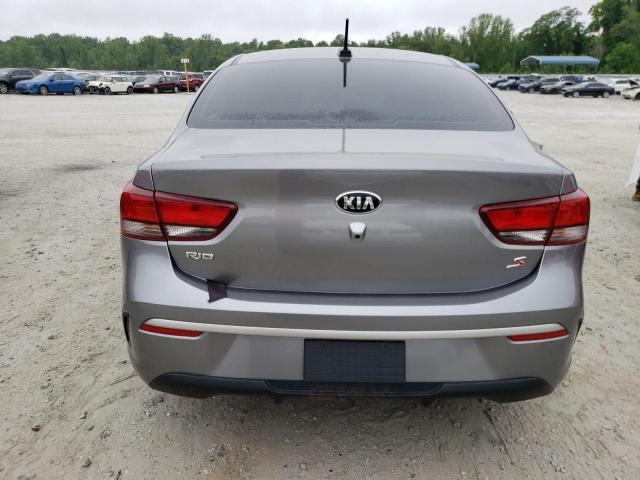 3KPA24AD9ME426502 - 2021 KIA RIO LX GRAY photo 6