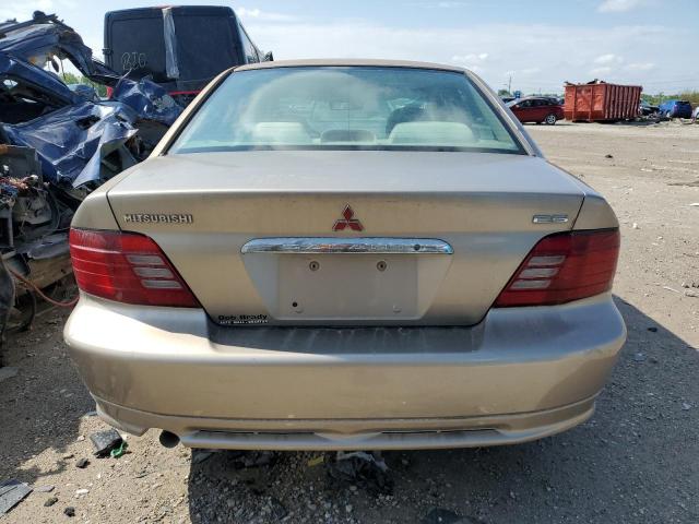 4A3AA46G11E160239 - 2001 MITSUBISHI GALANT ES GOLD photo 6