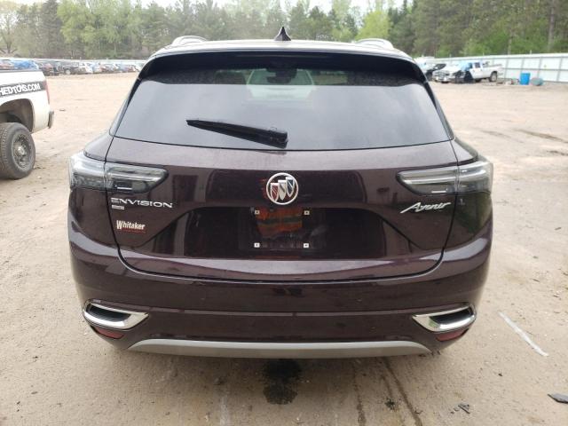 LRBFZSR43MD049398 - 2021 BUICK ENVISION AVENIR BLACK photo 6