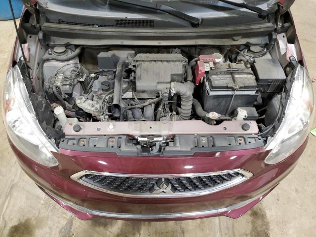 ML32A3HJ7HH007600 - 2017 MITSUBISHI MIRAGE ES BURGUNDY photo 11