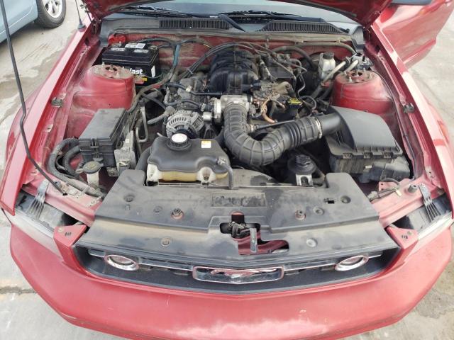 1ZVHT80NX95110569 - 2009 FORD MUSTANG RED photo 11