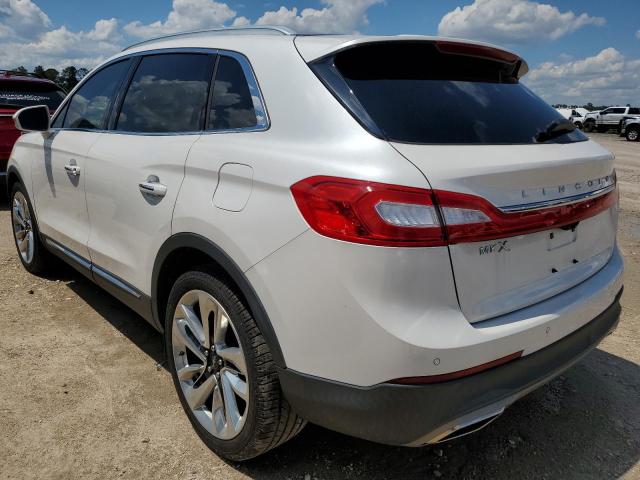 2LMPJ6LR6JBL22876 - 2018 LINCOLN MKX RESERVE WHITE photo 2