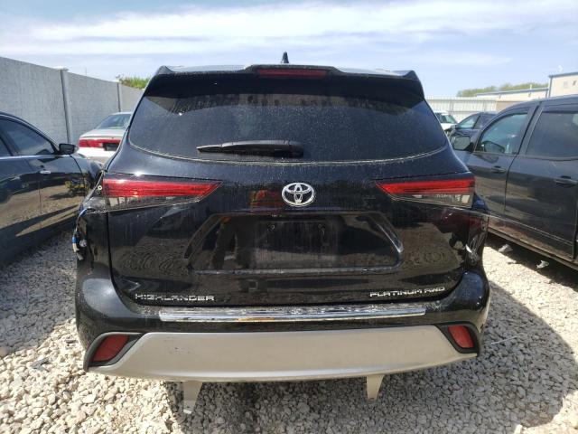 5TDFZRBH6MS102722 - 2021 TOYOTA HIGHLANDER PLATINUM BLACK photo 6