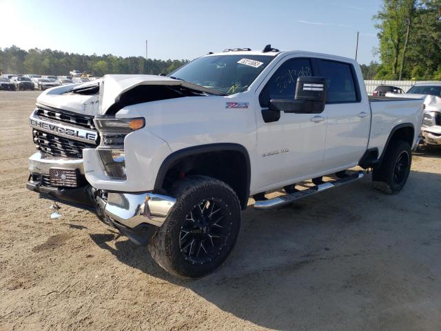 1GC4YNEY5NF136053 - 2022 CHEVROLET SILVERADO K2500 HEAVY DUTY LT WHITE photo 1