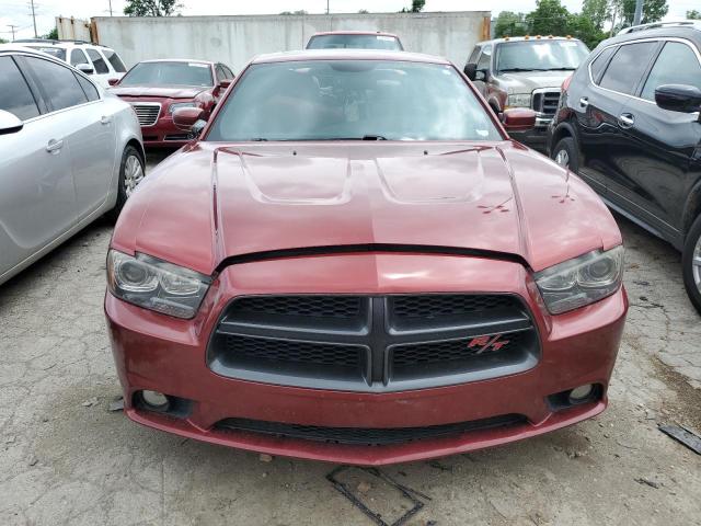 2C3CDXCT6EH221500 - 2014 DODGE CHARGER R/T RED photo 5