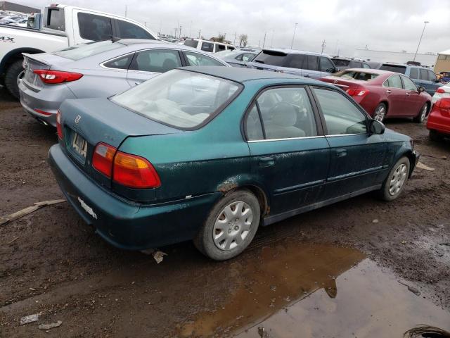 2HGEJ661XXH513205 - 1999 HONDA CIVIC BASE 绿色 照片 3