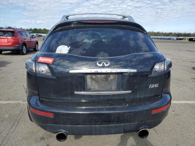 JNRBS08W25X402306 - 2005 INFINITI FX45 BLACK photo 6