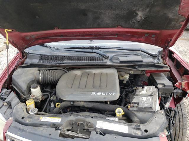 2C4RC1BG5CR208111 - 2012 CHRYSLER TOWN & COU TOURING 栗色 照片 12