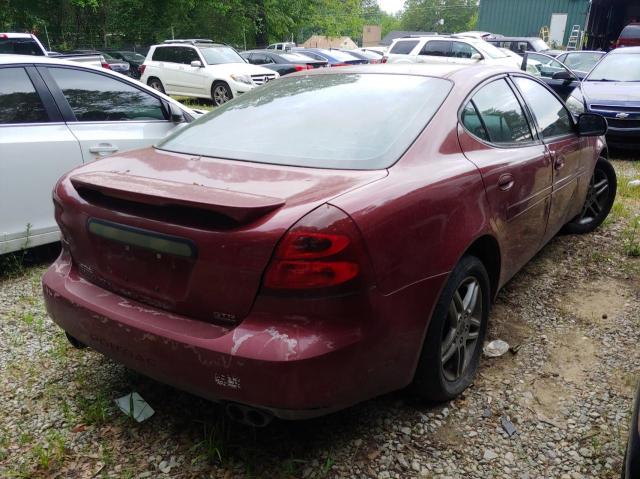 2G2WR524051236032 - 2005 PONTIAC GRAND PRIX GTP MAROON photo 4