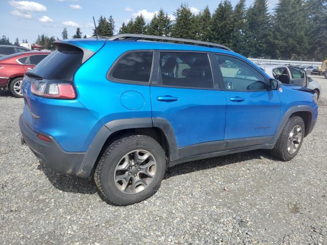 1C4PJMBX0KD108370 - 2019 JEEP CHEROKEE TRAILHAWK BLUE photo 3