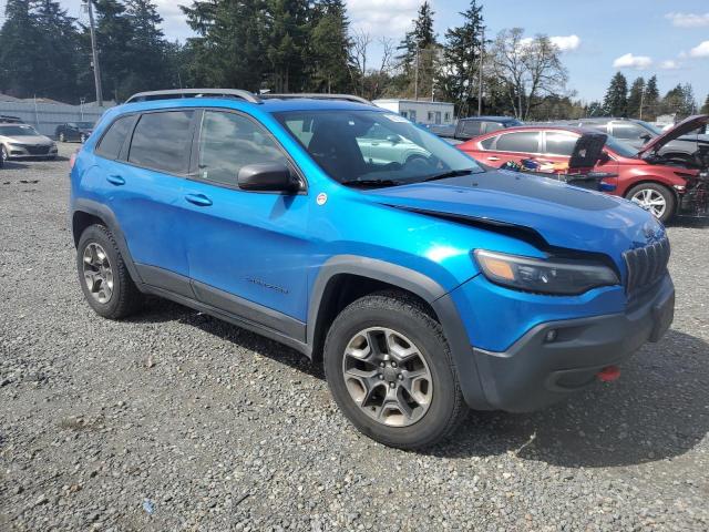 1C4PJMBX0KD108370 - 2019 JEEP CHEROKEE TRAILHAWK BLUE photo 4