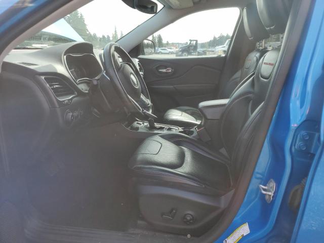 1C4PJMBX0KD108370 - 2019 JEEP CHEROKEE TRAILHAWK BLUE photo 7