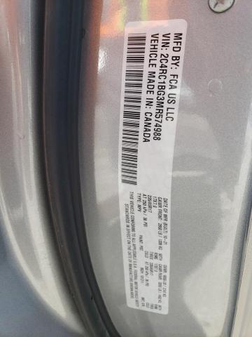 2C4RC1BG3MR574988 - 2021 CHRYSLER PACIFICA TOURING L 银色 照片 14