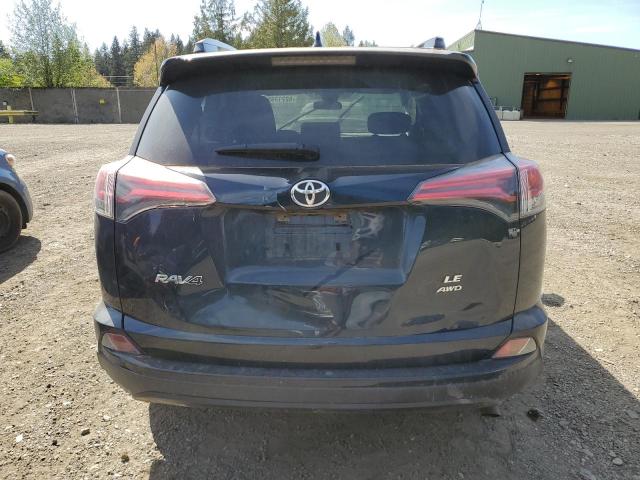 JTMBFREV0JJ215745 - 2018 TOYOTA RAV4 LE BLUE photo 6