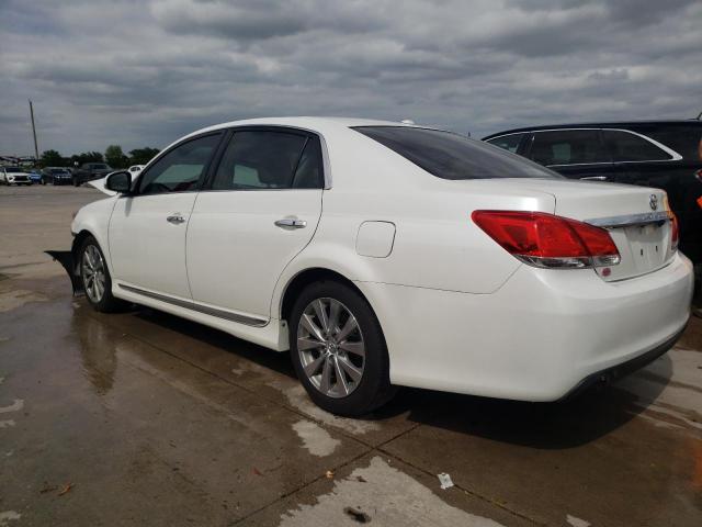 4T1BK3DB3CU459239 - 2012 TOYOTA AVALON BASE WHITE photo 2