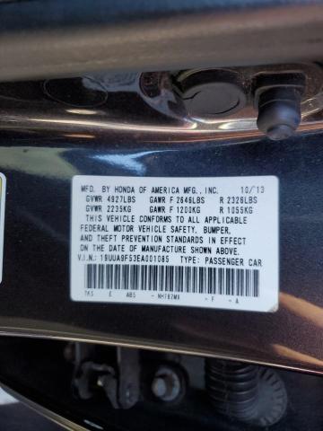 19UUA9F53EA001085 - 2014 ACURA TL TECH BLACK photo 12