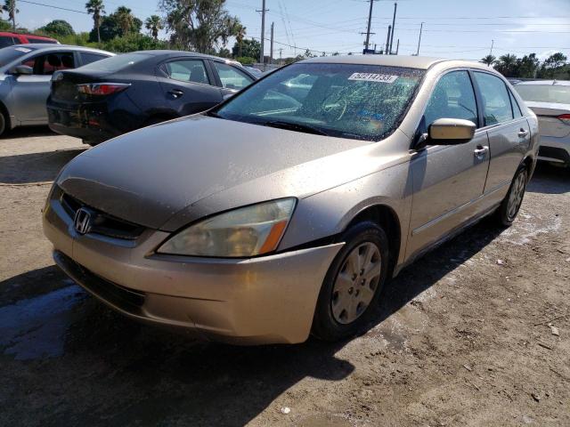 1HGCM56393A124591 - 2003 HONDA ACCORD LX GOLD photo 1