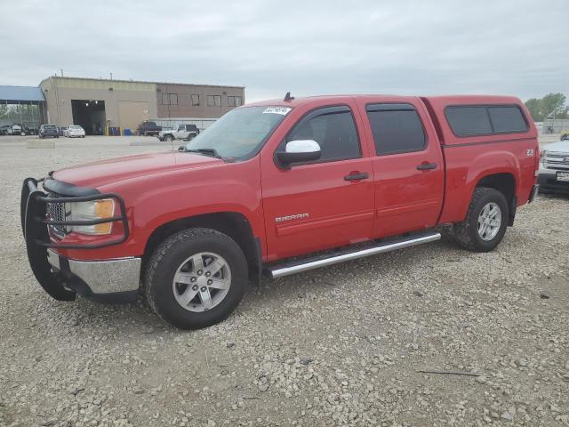 3GTP2VE36BG340485 - 2011 GMC SIERRA K1500 SLE RED photo 1