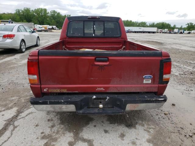 1FTCR10A1VPB34824 - 1997 FORD RANGER RED photo 6