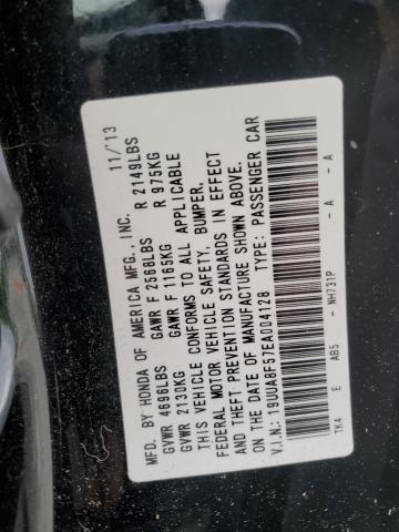 19UUA8F57EA004128 - 2014 ACURA TL TECH BLACK photo 12