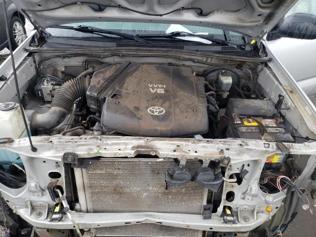 5TETU62N28Z508267 - 2008 TOYOTA TACOMA PRERUNNER ACCESS CAB SILVER photo 11