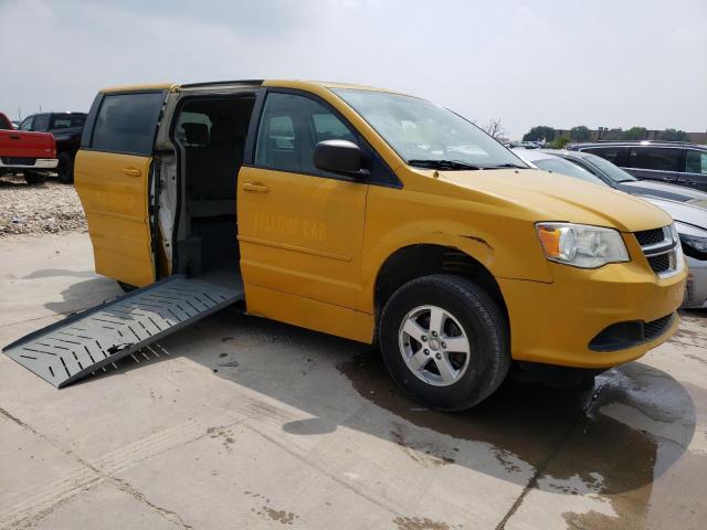 2D4RN4DG6BR778922 - 2011 DODGE GRAND CARA EXPRESS YELLOW photo 4