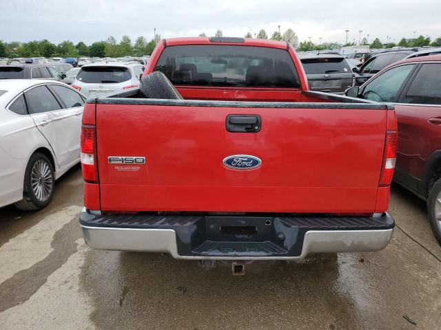 1FTPW14514KC39205 - 2004 FORD F150 SUPERCREW RED photo 6