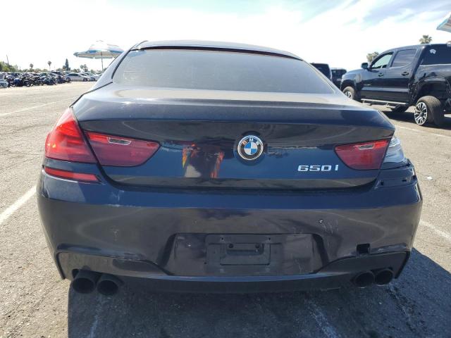 WBA6B2C56ED129428 - 2014 BMW 650 I GRAN COUPE BLUE photo 6