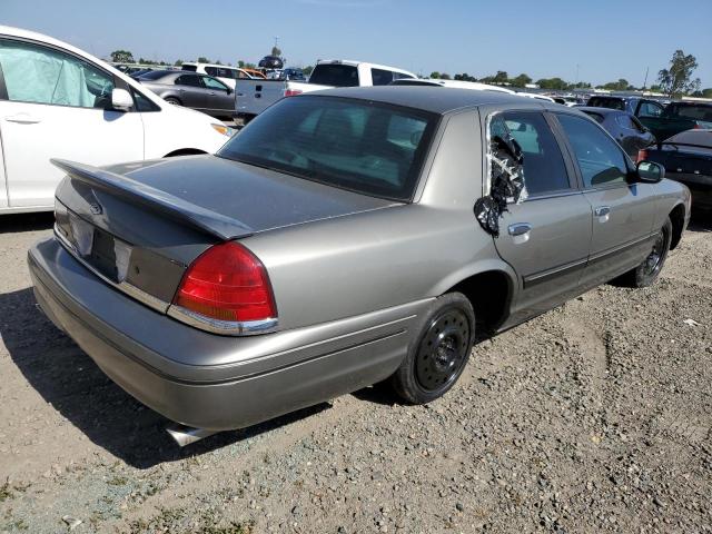 2FAFP71W01X161233 - 2001 FORD CROWN VICT POLICE INTERCEPTOR GRAY photo 3