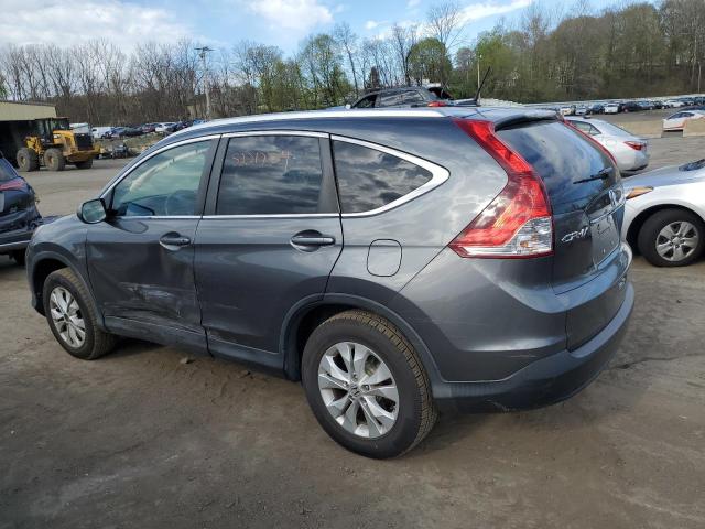 2HKRM4H79DH633559 - 2013 HONDA CR-V EXL GRAY photo 2