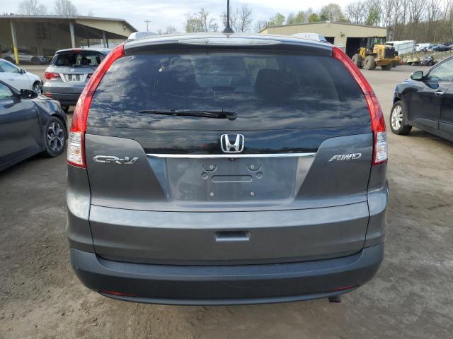 2HKRM4H79DH633559 - 2013 HONDA CR-V EXL GRAY photo 6