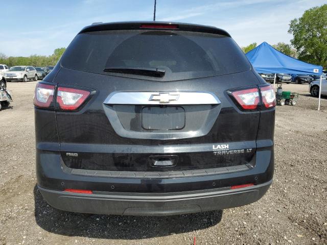 1GNKVGKD6FJ137697 - 2015 CHEVROLET TRAVERSE LT BLACK photo 6