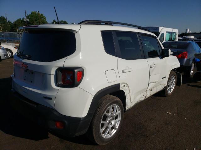 ZACNJABB9LPL40492 - 2020 JEEP RENEGADE LATITUDE WHITE photo 4